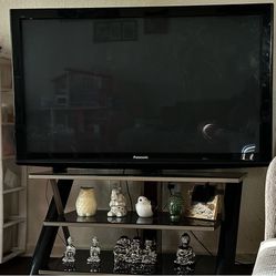 50 Inch Panasonic TV with TV Stand 