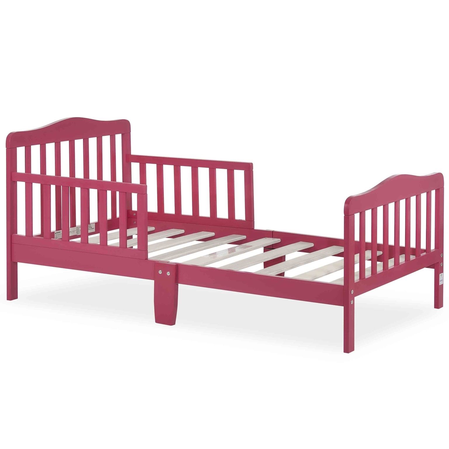 Solid Wood Pink Toddler Bed(Jh2109)