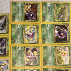1st Edition Koga Gym Challenger Series Pokémon Cards 1999