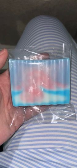Cucumber melon and blueberry pie soap bars