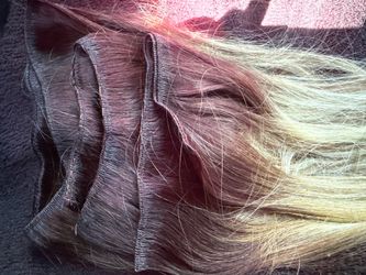 100% real human hair 20”