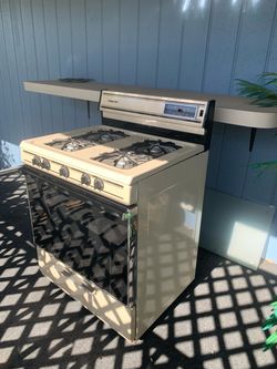 4 burner gas stove with broiler