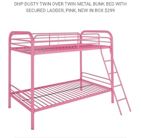 Twin Metal Bunk Bed