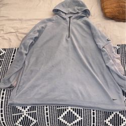 NIKE FLEECE GREY HOODY MENS SIZE XXL