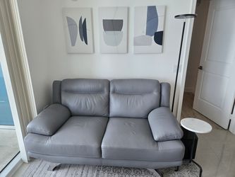 Gray Loveseat