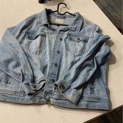 Universal Threads Size 2x Jean Jacket