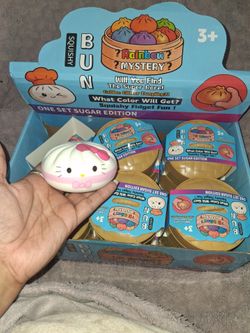 Hello kitty and friends dumplings $15 each. Price is firm. Will not hold located on the Southside message when you are ready to buy