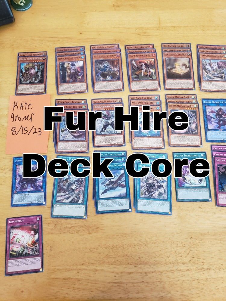Yugioh Fur Hire Deck Core 44 Cards