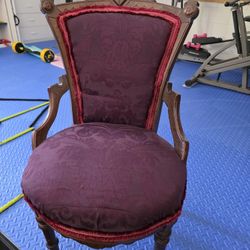 Purple Antique Chair 
