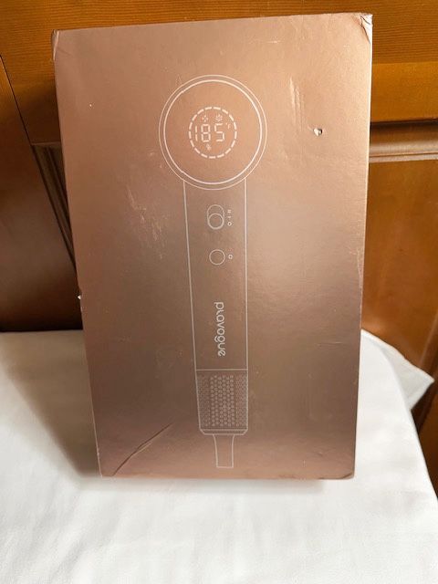 New,Plavogue Dual Voltage Travel Hair Dryer with Diffuser, High-Speed Ionic Blow Dryer for Women, 110V-120V/220V-240V Grey