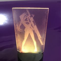 Reincarnated As A Slime 7” Tall Custom Shion 3D Acrylic LED Night Lamp