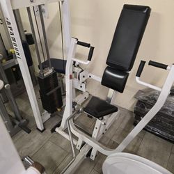 Paramount Foot Pedal Chest Press Workout Fitness Gym Equipment Machine