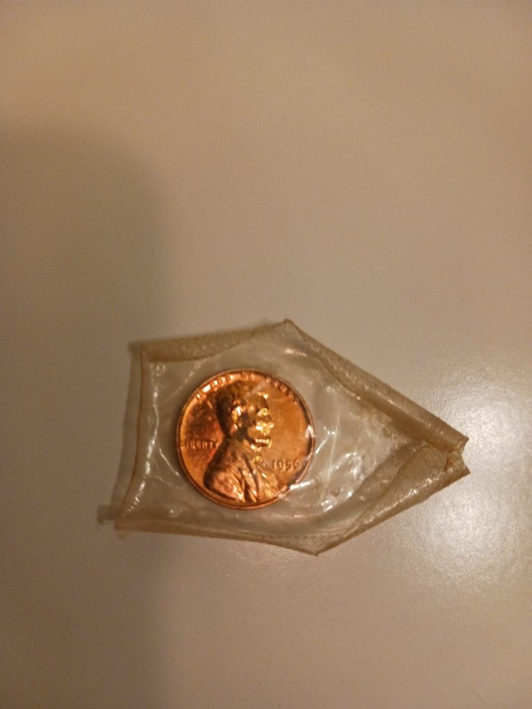 1956 Wheat Penny Never In Circulation
