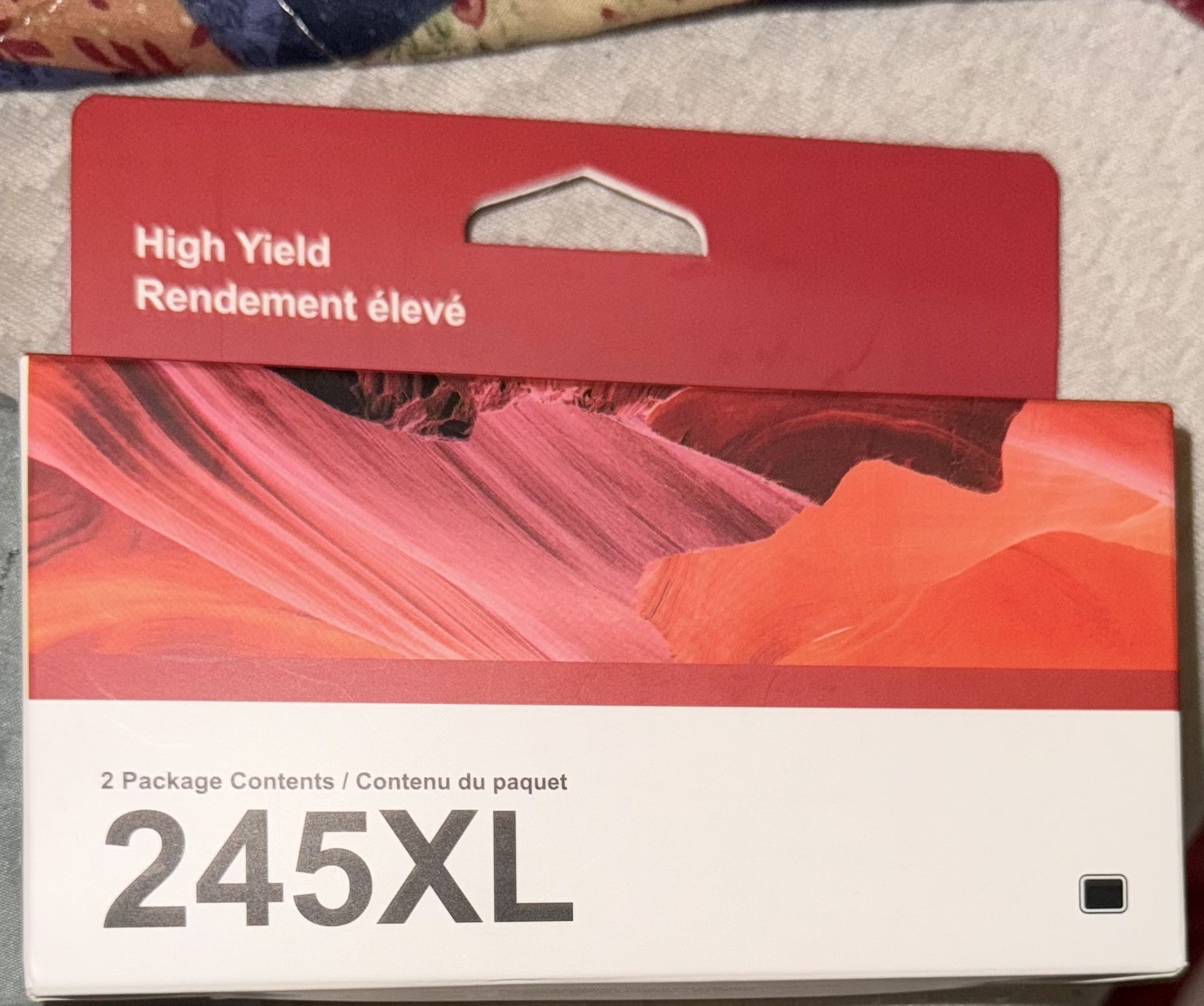 New 245 XL 2 Pack Printer Ink Made For Canon Printers