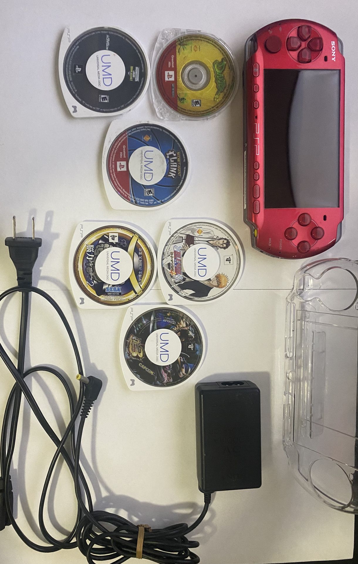 Original Oem Radiant Red PSP *japanese Vers*