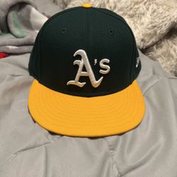 Oakland Athletics Fitted Hat Size 7 3/8