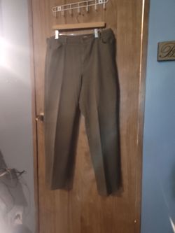 Olive Green Slim Fit Trousers