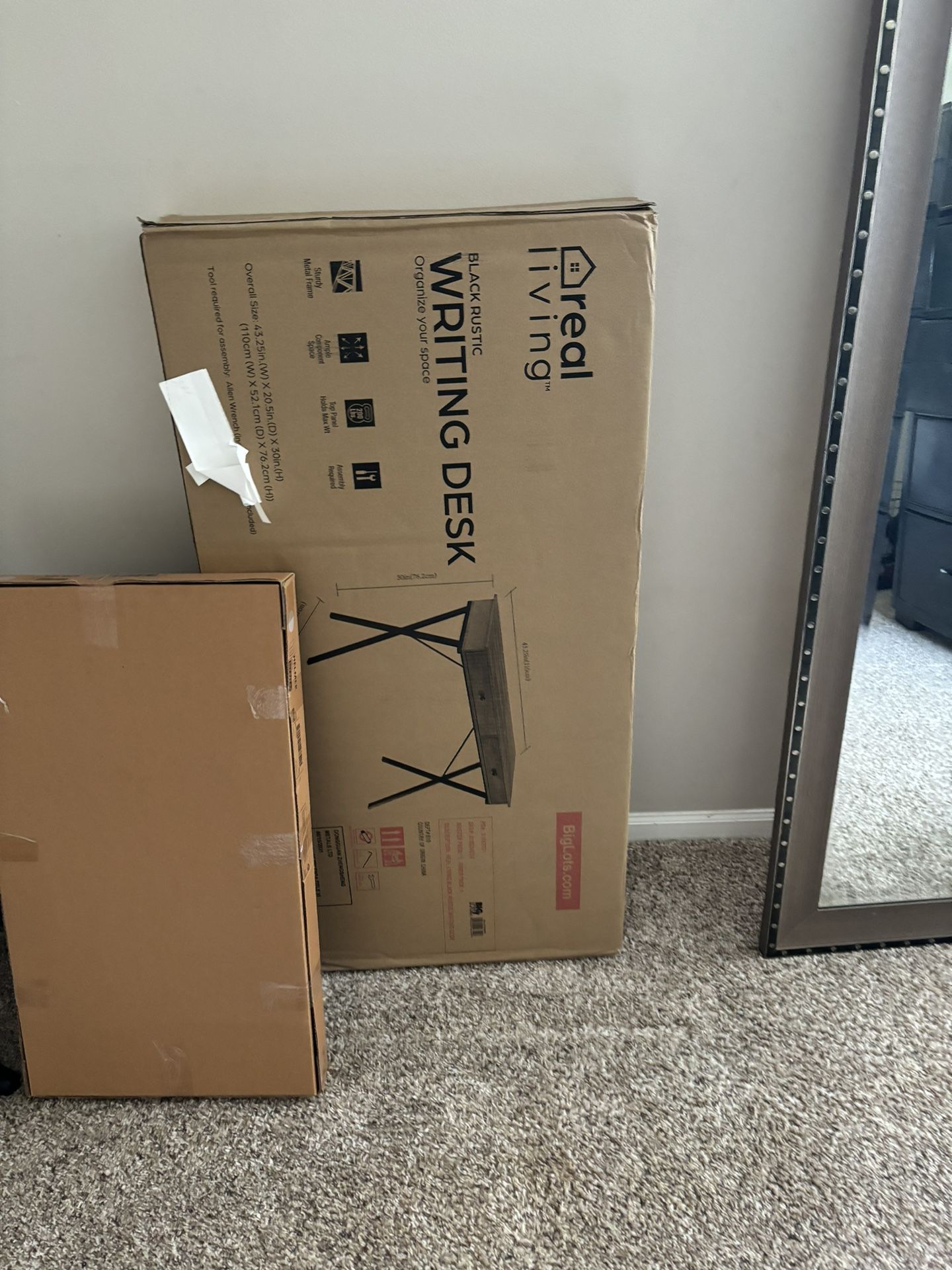 Brand New Writing Desk And File Cabinet