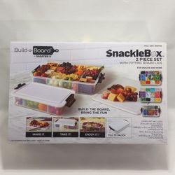 Sabatier Snacklebox 2-Piece Set with Cutting Board Lids
