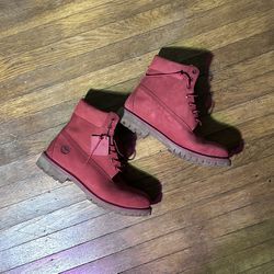 Mens Timberland Boots 6’ Red