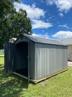 Lifetime 8x15 Shed On Deck