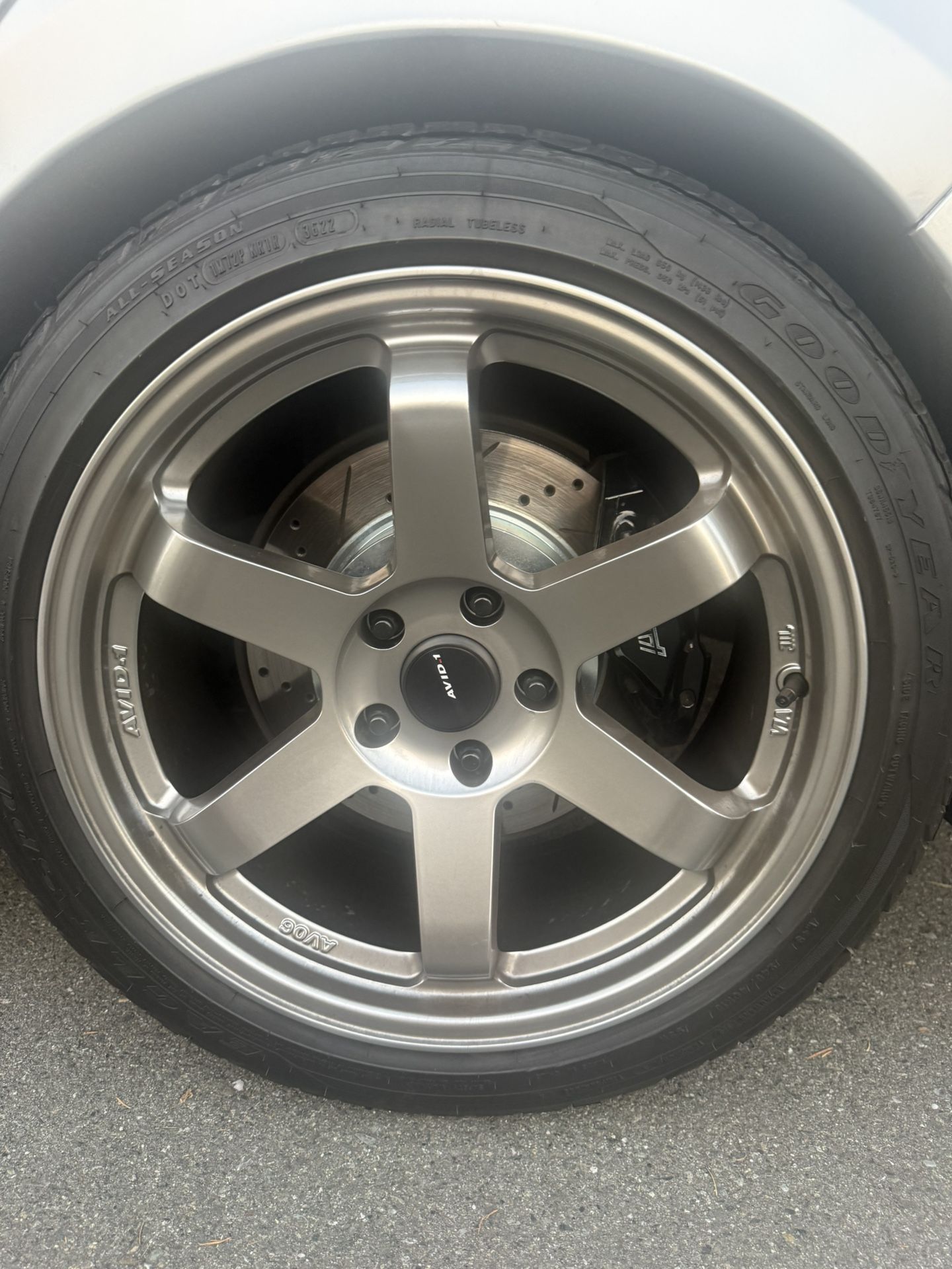 Avid-1 Hyper Black Rims 18x8.5