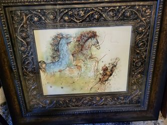 Reuven Rubin

“Horses” Framed Limited Edition Lithograph, Signed by Artist

