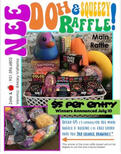 Needohs and squishy raffle