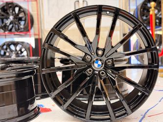 22” BMW WHEELS  22x10  ET 40  22x11   ET 35  5x120 GLOSS BLACK