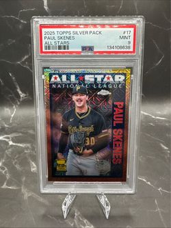 2025 Topps Silver Pack Paul Skenes All Stars #17 PSA 9
