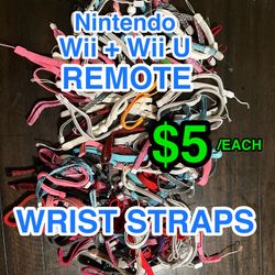 🎮 Nintendo Wii + Wii U Remote Wrist Straps ✨