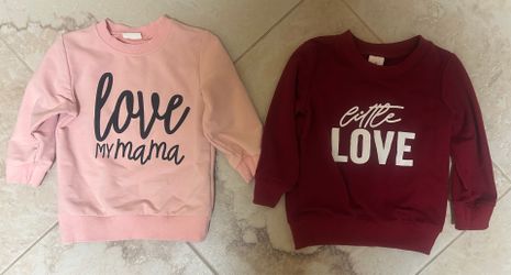 Sweatshirts size 2T - like new!