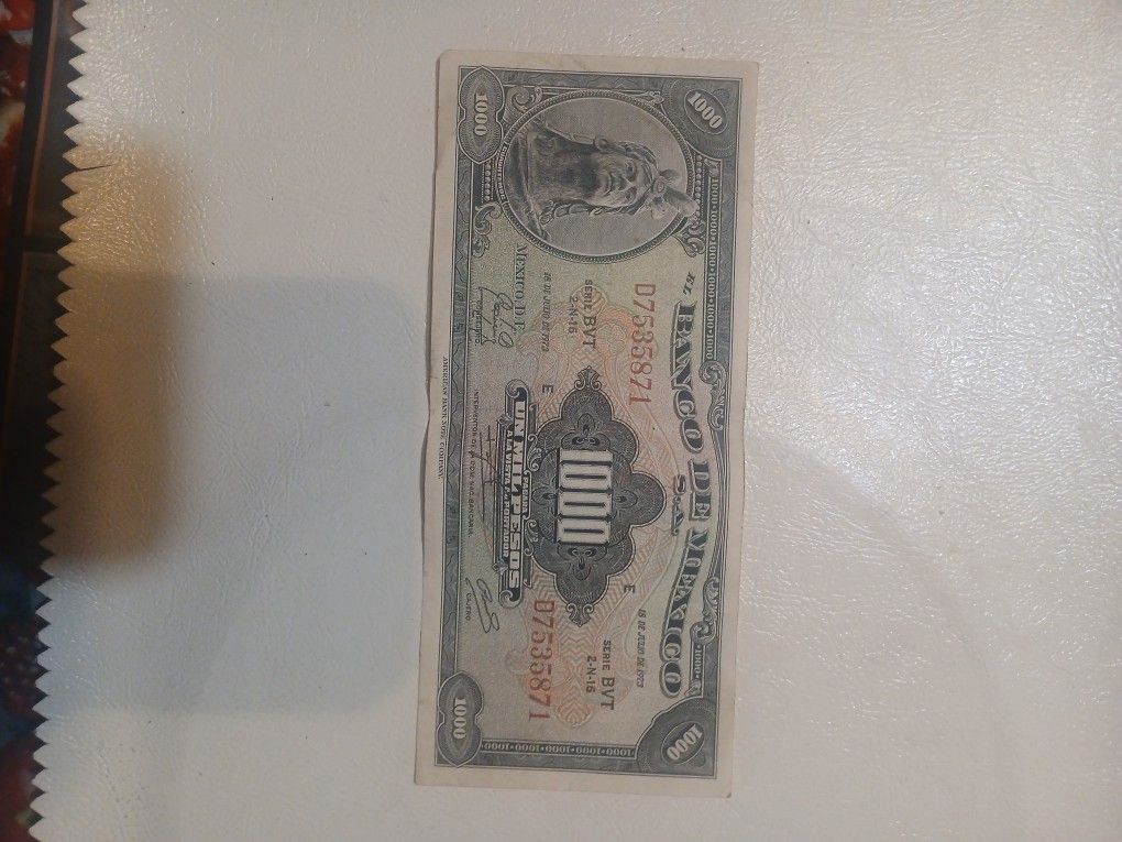 1000 Peso 1973