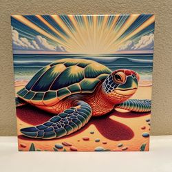 Decorative Ceramic Tile Trivet 6” x 6” Made On Kaua’i