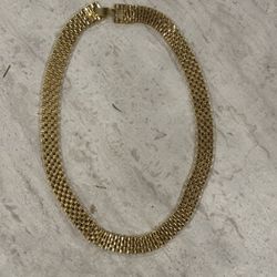 Gold Plated Chain Necklace 