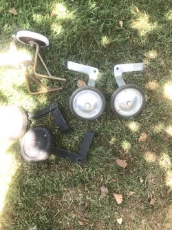 Old training wheels one set is vintage Schwann