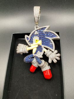 Sonic the Hedgehog Iced Out Pendant