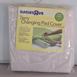 New In Package - Light Pink Babies R US Terry Changing Pad Cover (diaper, girl, baby, infant, newborn, toddler, soft, 100% cotton)