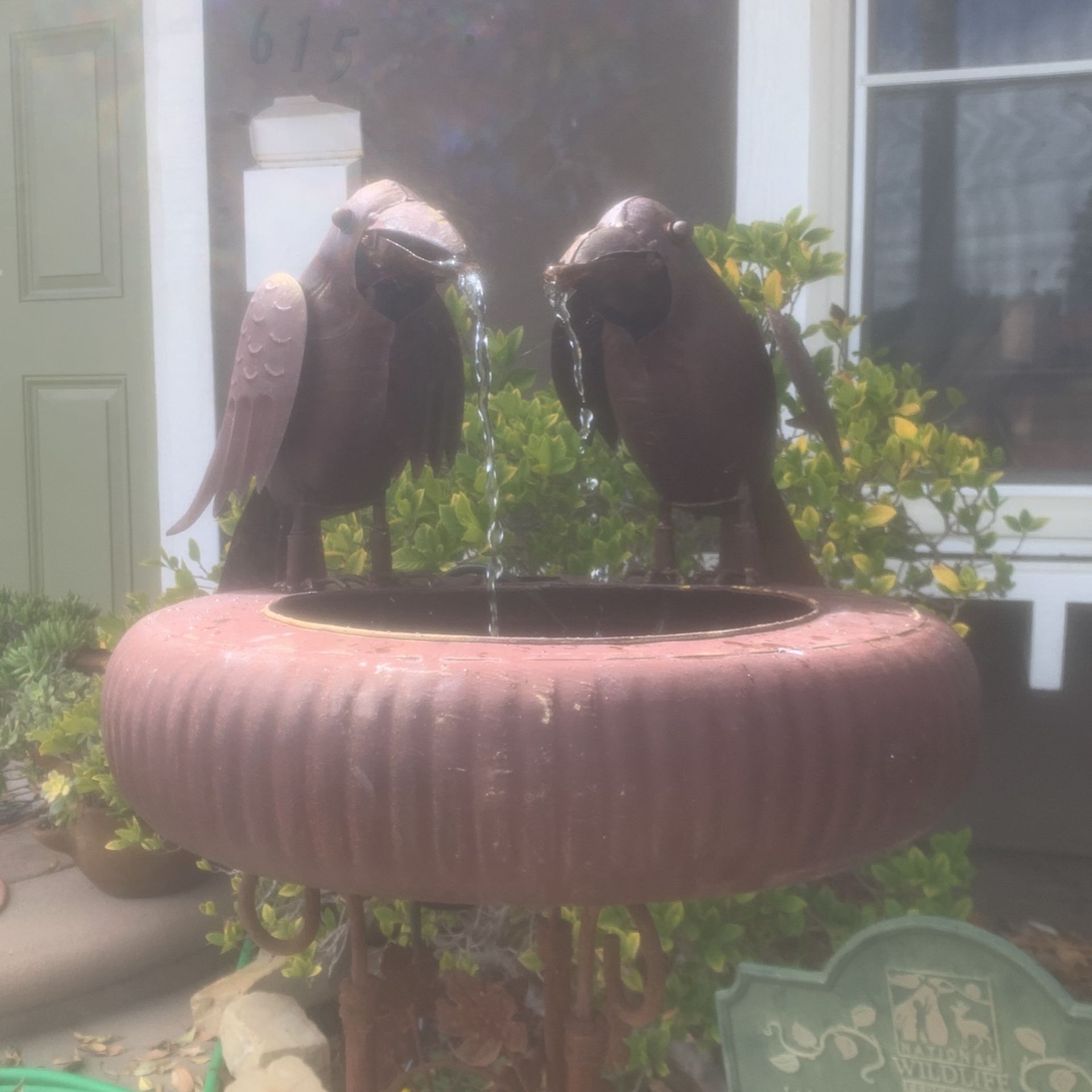 An Adorable Vintage Fountain With Pump