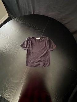 black Crop T-Shirt