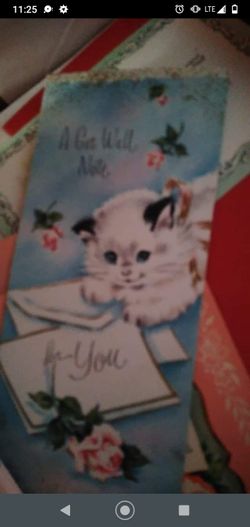 A ton of vintage cards