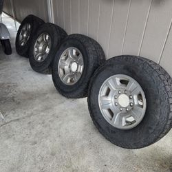 LT 265/70 R17 Tires And Wheels!