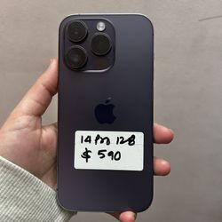 iphone 14 Pro 128gb unlocked sold with store warranty 