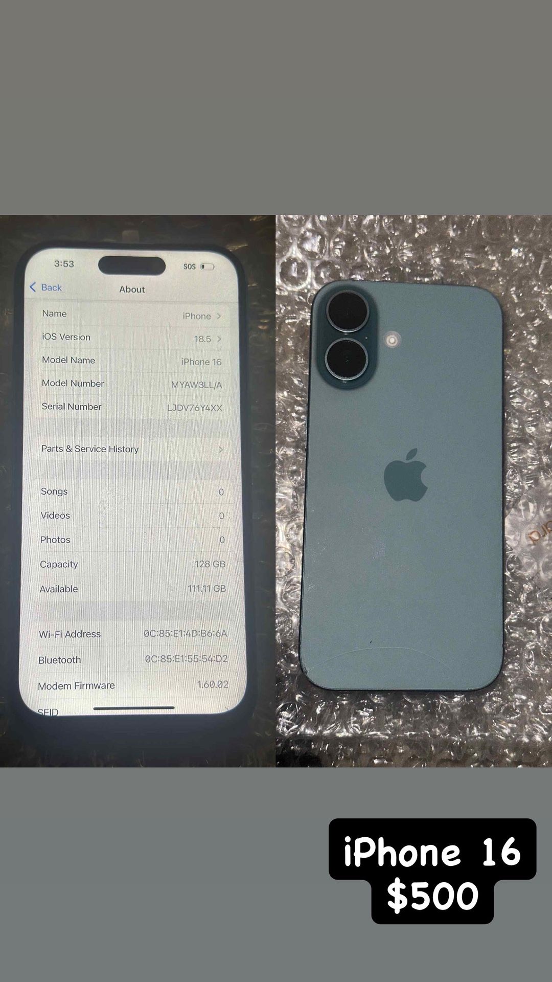iPhone 16