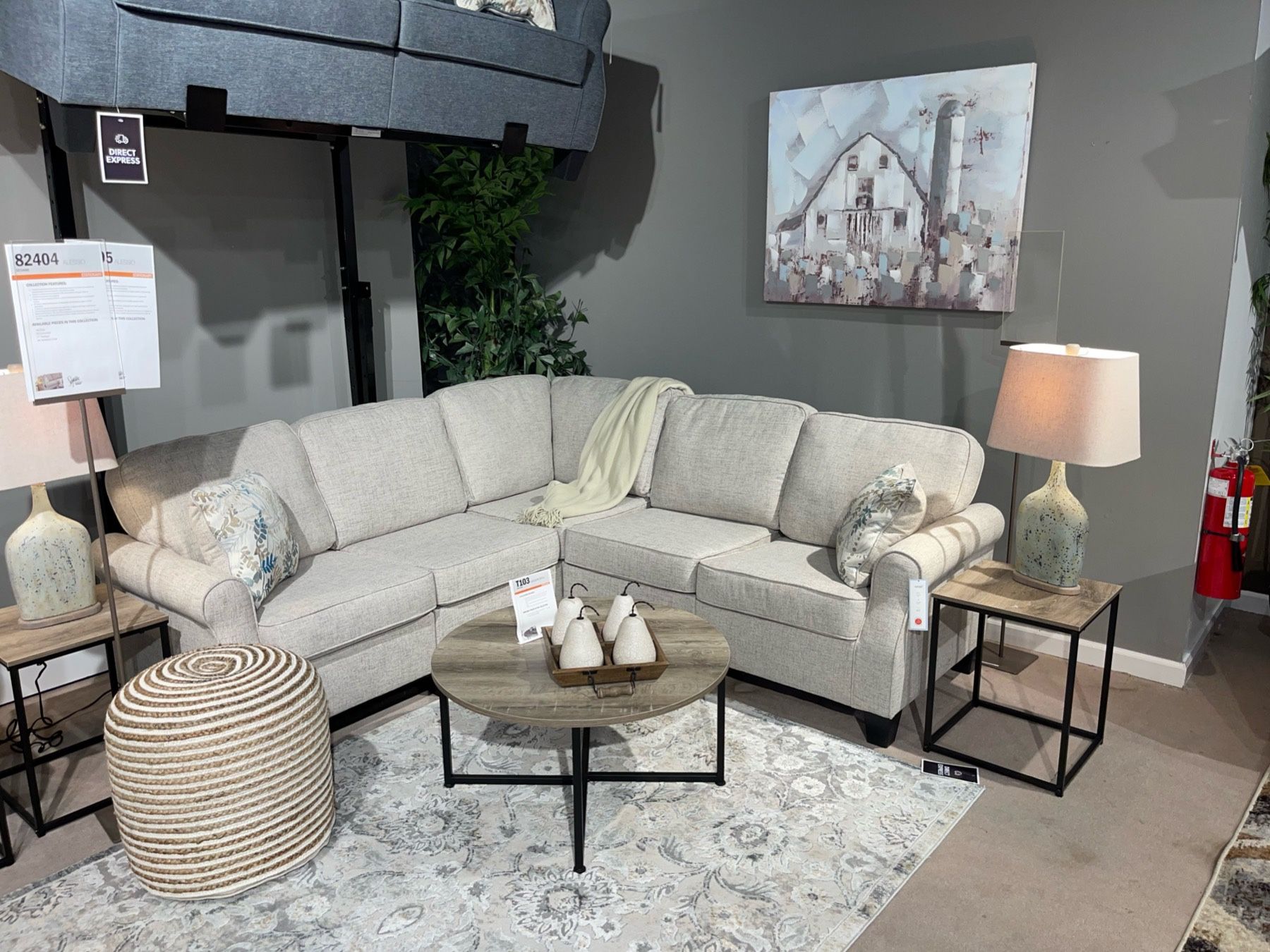 Sectional In Stock For Immediate Delivery