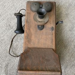 Antique Western Electric Company Crank Wall Phone