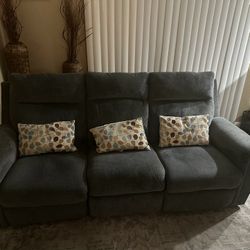 Couch with  Recliner