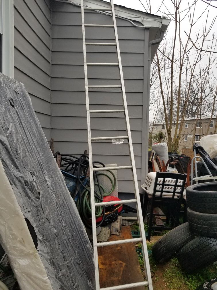 Good condition ladders is big 13 feet