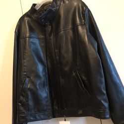 ARMANI EMPORIO COLLEZIONE LEATHER JACKET
