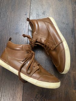 Boys brown shoes size 5 youth by wonder nation